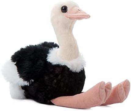 The Petting Zoo Ostrich Stuffed Animal, Gifts for Kids, Wild Onez Zoo Animals, Ostrich Plush Toy 8 inches...