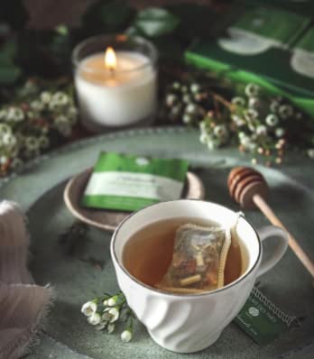 Palais des Thés - Organic L'Herboriste N°46 - Premium Gourmet Herbal Tea with Chamomile, Apple, and Spices - 20 Count Biodegradable Cotton Tea Bag...