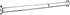 Graber Flat Lock-Seam Sash Rod (6 to 11-Inch Adjustable Width, White)...