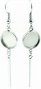 SHUNAE 20pcs Pack 12mm 14mm 16mm Stainless Steel 304 cabochon Earring Base Settings Blank Earrings Bezel Trays DIY Earring Hooks findings (16mm)...