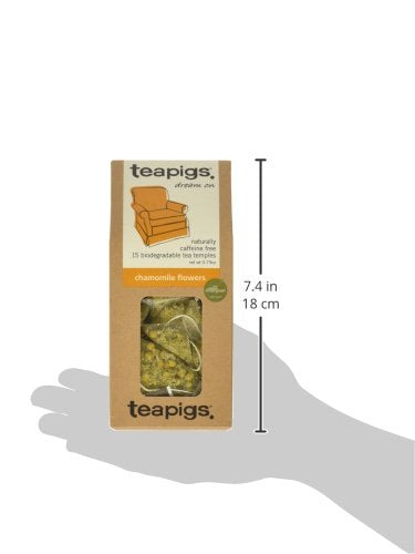 teapigs Chamomile Flowers Made with Whole Flowers (15 Count)...