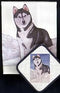 Siberian Husky Dish Towel & Potholder...