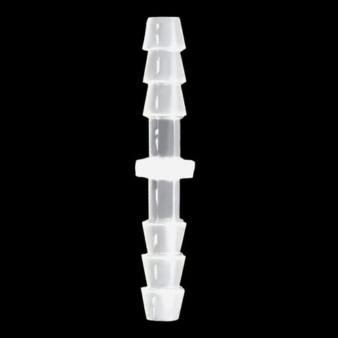 Plastic Hose Barb Fitting 1/8" x 1/8" Pipe Connectors Joint Splicer Mender Adapter Union for Aquarium Household Adapters Fuel Gas Liquid Air (Pack...
