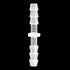 Plastic Hose Barb Fitting 1/8" x 1/8" Pipe Connectors Joint Splicer Mender Adapter Union for Aquarium Household Adapters Fuel Gas Liquid Air (Pack...