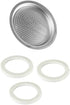 Univen 2.5" (64mm) Espresso Filter and Gasket Seals Compatible with Bialetti 6 Cup Aluminum Espresso Makers...