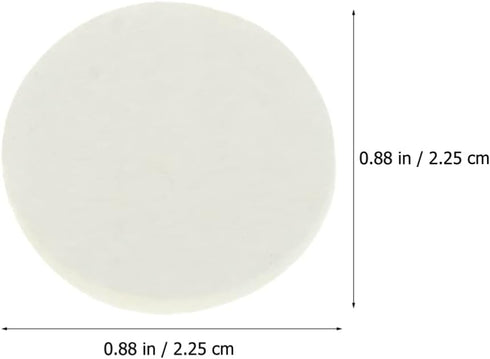 Ciieeo Aroma Diffuser Air Diffuser Essential Oil Refill Pads 100pcs Felt Pads Replacement Pads for Diffuser Necklace Diffuser Bracelet Car Diffuse...