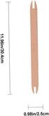 2 Pcs Wooden Weaving Shuttle Beech Wood DIY Weaving Tool Sweater Scarf Tapestry Weaving Sticks Crochet Hook Loom Tools for Knitted Crafts Accessor...