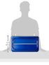 Rubbermaid Commercial Products Slim Jim Trash Can Lid Blue Waste Lid for Paper/Bottle/Can Compatible with Slim Jim 23 Gallon Recycling Container...