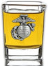 Indiana Metal Craft US Marine Corps Solid Pewter EGA Emblem Shot Glass. Made in USA....