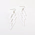 Lightning Bolt Necklace Earrings Lightning Pendant Necklace Retro Acrylic Drop Dangle Earrings Halloween Jewelry Set for Women 80's Party...