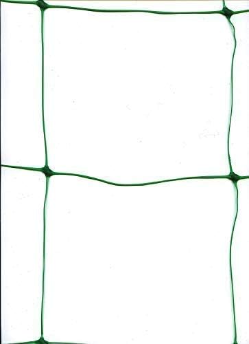 1.7 x 4 m Plastic Pea and Bean Netting - Green Garden Netting Wide Fence Trellis Netting for Fruits, Vegetables, Climbing Plants,Tomatoes,Pumpkin,...