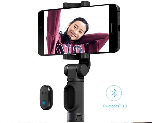 Original Xiaomi Selfie Stick, Foldable Tripod Selfie Stick Bluetooth Remote Control Selfiestick with Wireless Shutter for iPhone/Xiaomi/Huawei/Asu...