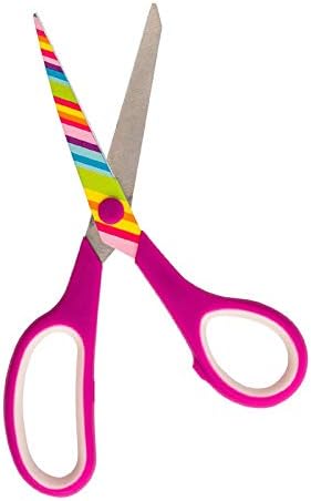 SINGER 7 3/4" Blades, Rainbow Print Scissors...