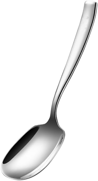 X-Large Buffet Serving Spoon,Heavy Duty Square head Spoon,9.5X2.8 inches 316L Stainless Steel Serving Spoon Pack of 1,Silver...