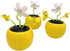 1Pc Yellow Solar Dancing Flower Sunflower Decors, Car Swinging Dancing Decor,Solar Dancing Ornament,Car Windowsill Decor,Honey Bee Swing Decors,So...
