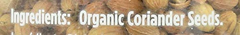 Spicely Organic Coriander Seeds Whole 0.70 Ounce Jar Certified Gluten Free...