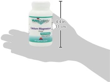 Nutricology Calcium Magnesium Citrate Supplement - Bone Health, with Calcium Citrate, Pure, Well-Absorbed, Vegetarian Capsules - 100 Count...