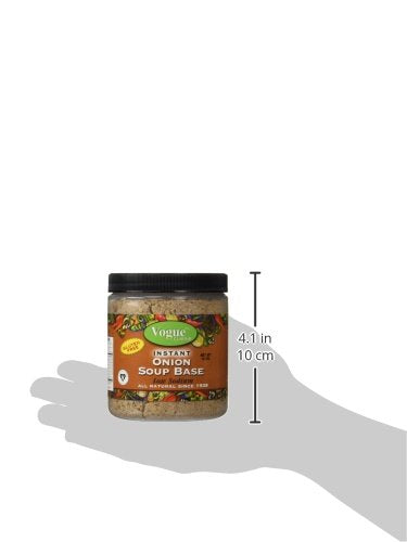 Vogue Cuisine Onion Soup & Seasoning Base 12oz - Low Sodium, Gluten Free, All Natural Ingredients...