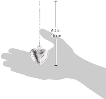 Fox Run Heart Tea Infuser, 0.25 x 1.75 x 6.25 inches, Metallic...