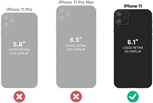OtterBox Defender Screenless Series Rugged Case for iPhone 11 (NOT Pro/Pro Max) Case Only - Non-Retail Packaging - with Microbial Defense (Gone Fi...
