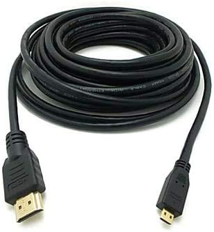 Master Cables Extra Long 10 Foot Micro HDMI HD Video Cable for GoPro and Other Action Camera - Compatible with Hero 3, Hero 4, Hero 5, Hero 5 Blac...