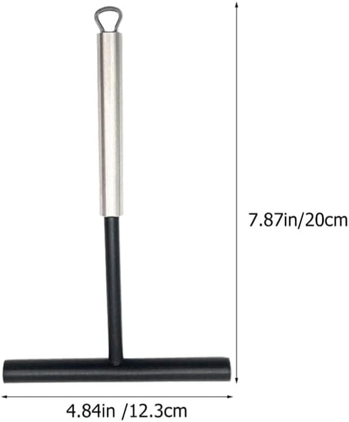 Hemoton 2pcs Crepe Spreader Nylon Pancake Batter Spreader Stainless Steel Dough Spreader Crepe Pan Maker Pancake Cooking Utensils for Home Restaur...