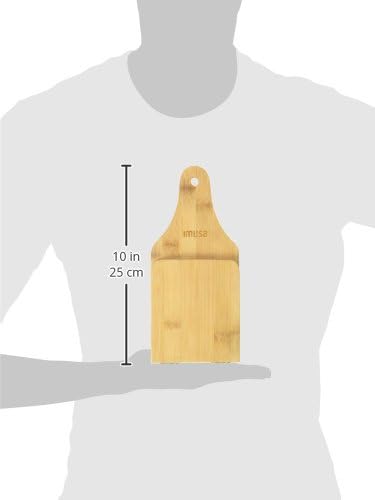 IMUSA BAM-10007 Jumbo Tostonera, Natural - Bamboo Pataconera, Plantain Press, Tortilla Quesadilla Maker Flour Dough Press for Quesadillas Tortilla...