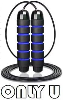 Jump Rope From Only U, Workout, Fitness, Exercise Equipment, Home Gym, Men Women and kids, Health, (Multiple Colors)...