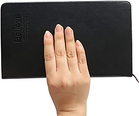 Leather Journal Notebook Blank Premium Papers Hardcover Notebook with Black Soft Faux Leather Cover,160 Pages 80 Sheets 5x8.25 inches Sketchbook f...