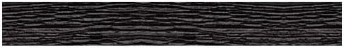 Premium Black Crepe Paper Streamer - 81 ft (1 Pc) - Perfect for Birthdays, Weddings, and Events...