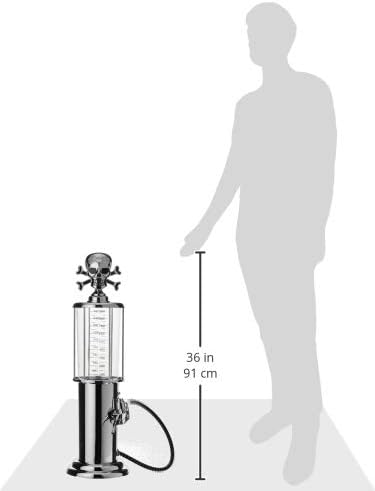 Godinger Gas Pump Skull Crossbones Fini Dispenser...