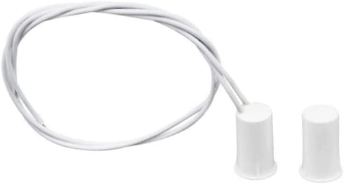Magnetic Door Switch RC-33 NC Recessed Wired Security Window Door Contact Sensor Alarm White- (5 Sets)...