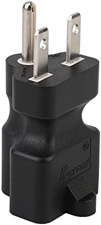 6-15P to 6-15/20R AC Power Adapter 15Amp 250V to 20Amp AC Power Adapter Nema 6-15P Male to Nema 6-15R Comb AC Power Adapter(6-15P to 6-15 & 20R)...