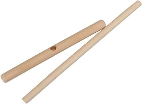 2 Pcs Wooden Crepe Maker Pancake Batter Spreader Stick Kitchen Cooking Utensils Tools for Restaurant Canteen Specially Supplies Practical Treatmen...