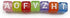 1000pcs Mixed Acrylic Letter/Alphabet “A-Z”Cube Beads for DIY Craft (Transparent Multicolor 6x6x6mm)...