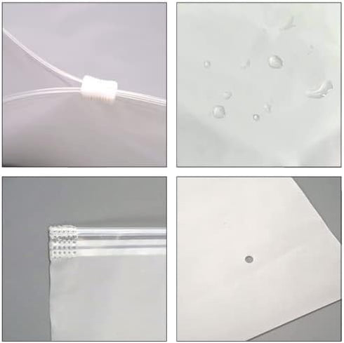 100pc Travel Storage Bags,Clothes Packaging Bags for Shipping,T-Shirt Bags,3mil Horizontal Packaging Bags with Vent Hole, Fast Resealable Poly Pla...