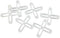 OX Tools Tile Spacer OX-T161220 OX Trade 1/8" Hard Plastic Spacers Cross For Spacing Wall or Floor Tile (Pack of 500)...