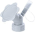 White Bottle Cap Sprinkler 2 in 1 Reusable Plastic Sprinkler Nozzle for Flower Bottle Watering Cans Shower Head Garden Tool Grey Color Lawn and Ga...