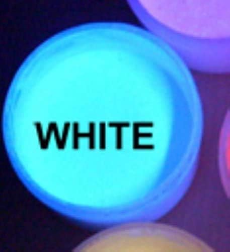 SIX Color UV Reactive Fluorescent Invisible Neutral Acrylic Paint Set- 1/2oz pots...