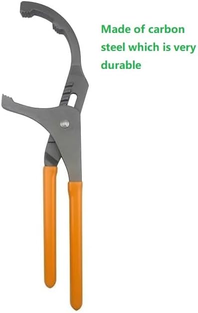 9" Small Oil Filter Pliers, Adjustable Oil Filter Wrench, Multifunction Oil Filter Removal Tool, Ideal for Engine Filters, Conduit & Fittings...