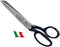 Ultima 7 Inch Bent Handle General Purpose Scissors – Drop Forged Carbon Steel Trimmer Sheers, Chrome Plated with Black Bent Handles, Made in Italy...