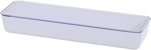 Cabilock Flatware Tray With Lid Kitchen Drawer Organizer With Lid And Drainer Plastic Kitchen Cutlery Tray and Utensil Storage Container with Cove...