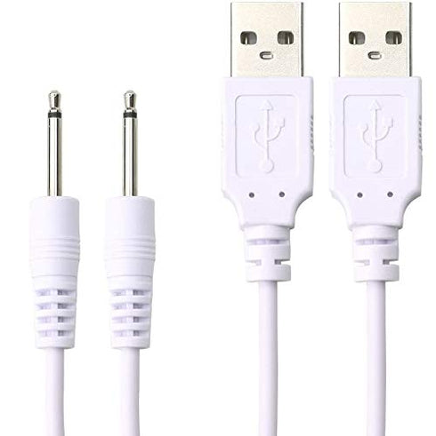 2 Pack Replacement DC Charging Cable Set Compatible with Tracys Dog,Compatible with Paloqueth,Compatible with lovesense,Beauty Instrument USB Char...