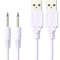 2 Pack Replacement DC Charging Cable Set Compatible with Tracys Dog,Compatible with Paloqueth,Compatible with lovesense,Beauty Instrument USB Char...
