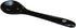 Black 10 pcs Porcelain Egg Spoons Ceramic Spoons 4.7 inch Coffee Dessert Yogurt Tea Milky Tea...