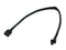 12" PWM 4 pin Extension Cable with Black Sleeving # FC44PWM-12BKS...