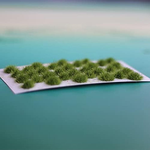 35 Pcs Static Grass Tuft Model Grass Tufts Railway Artificial Grass and 28 Pcs Bushy Tuft Pink Flower Cluster Vegetation Groups for DIY Architectu...