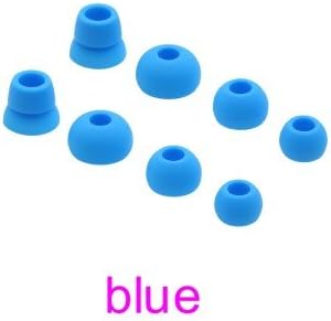 4 Pairs PHONSUN Ear Tips Silicone Earbuds Replacement Eartips for Wireless/Bluetooth Earphones - Blue......