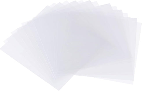 12-Pack 5 mil 12-Inch-by-12-Inch Blank Stencil Sheet for Cricut Vinyl, Silhouette, Transparent PET Acetate Mylar Craft Template Material...