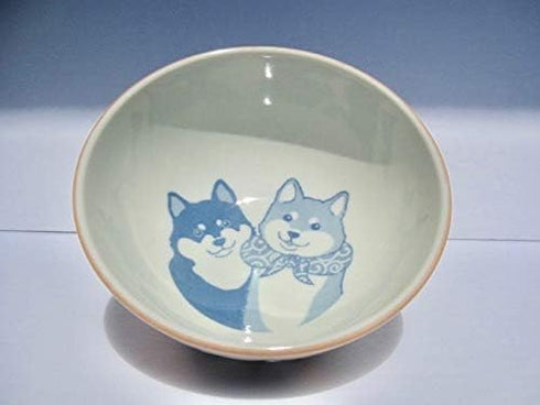 Japanese Shiba Dog Red 6.3 Inches Diameter Large Rice Bowl Donburi Soup Noodle or Serving Bowl Multipurpose Bowl Chawan from Japan...